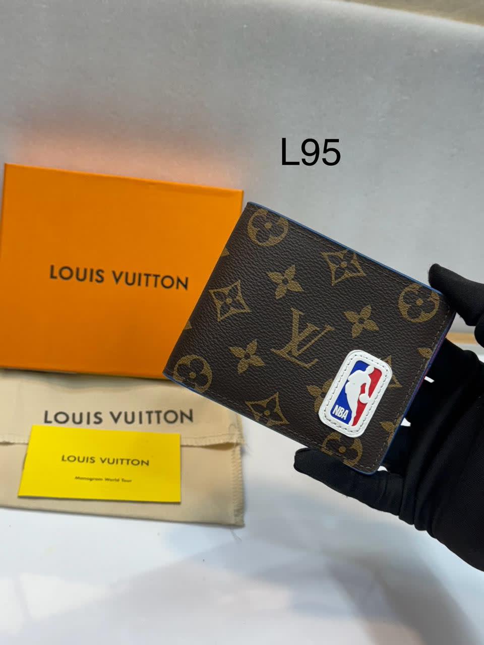 Louis Vuitton Brown Premium Compact Wallet-0