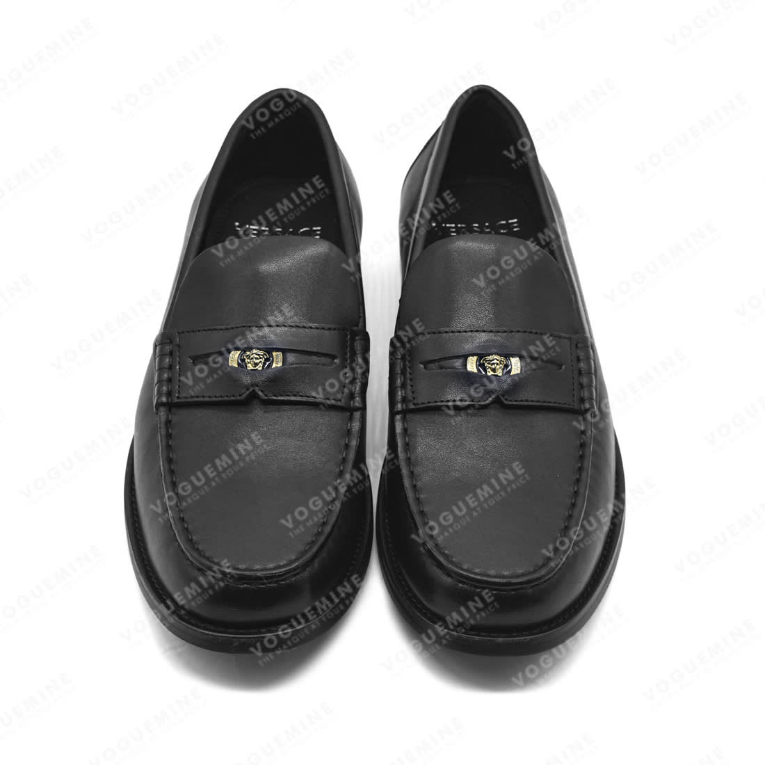 Versace Black Premium Quality Loafers-4