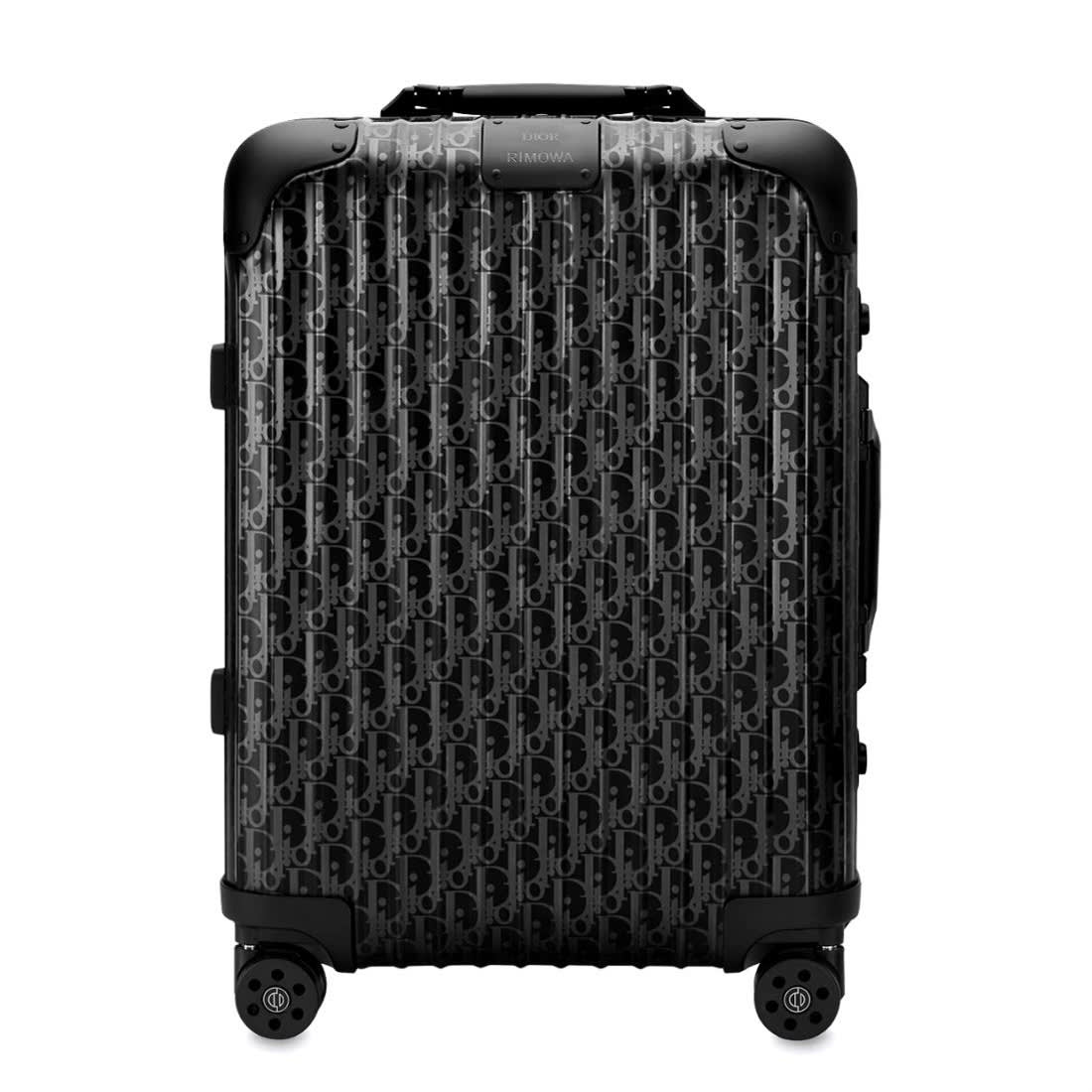 Dior & Rinowa Black Premium Cabin Trolley Bag-0