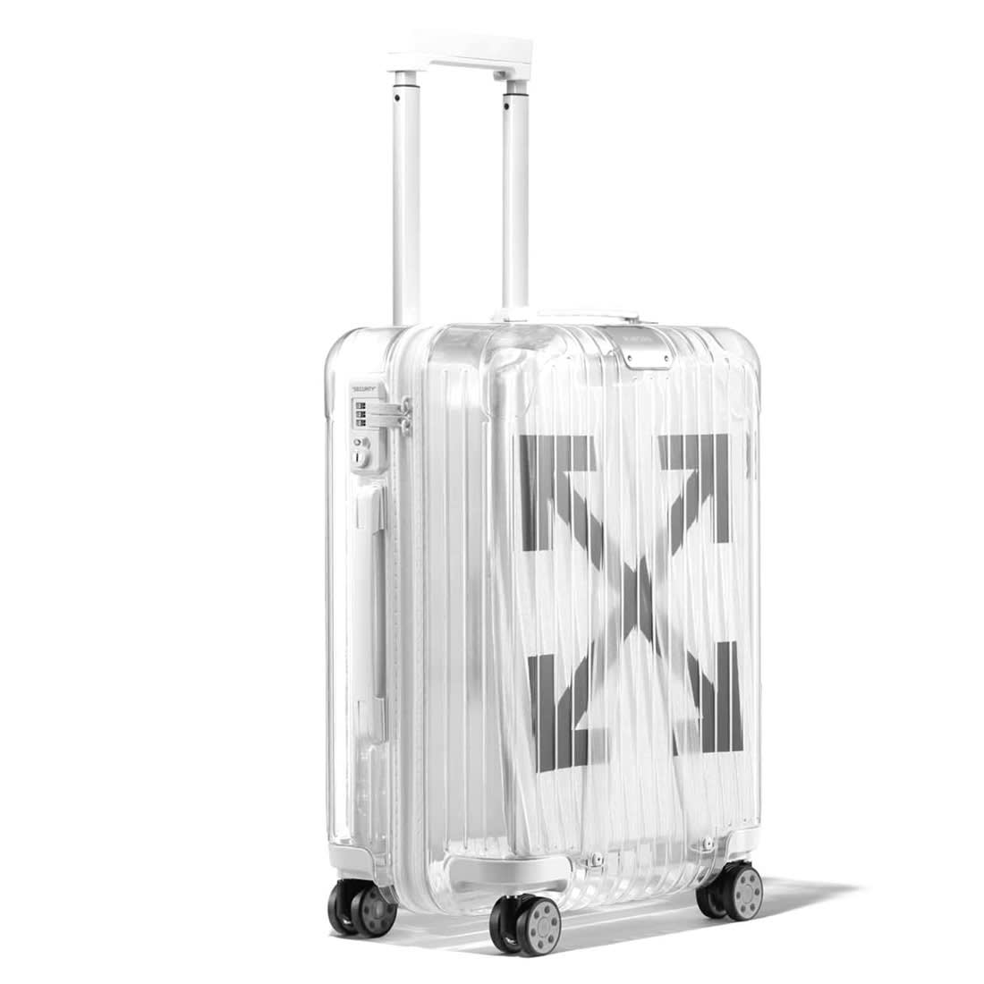 Off White & Rimowa Transparent Premium Cabin Trolley Bag-2
