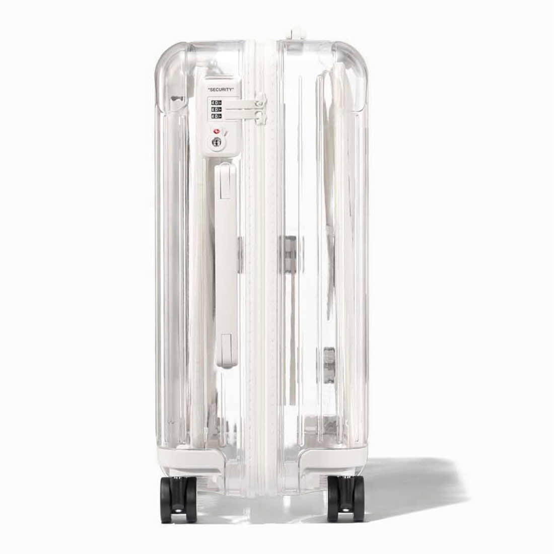 Off White & Rimowa Transparent Premium Cabin Trolley Bag-3