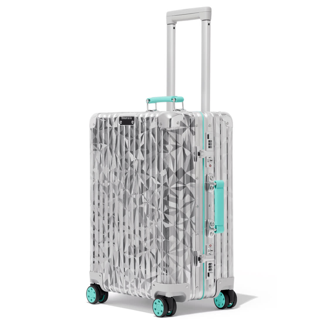 Rimowa Tiffany Silver Premium Cabin Trolley Bag-1