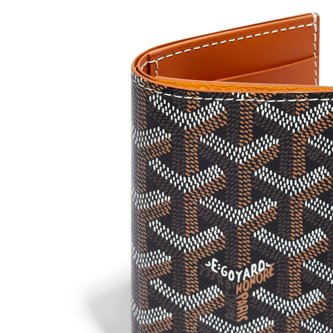 Goyard Brown Premium Pocket Organiser Wallet-2