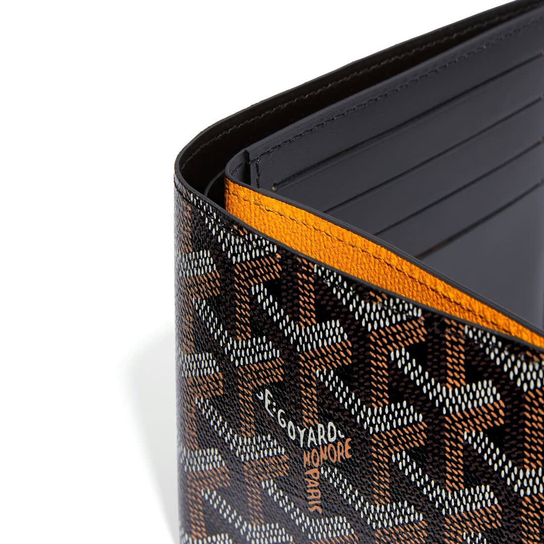 Goyard Black Premium Compact Wallet-2