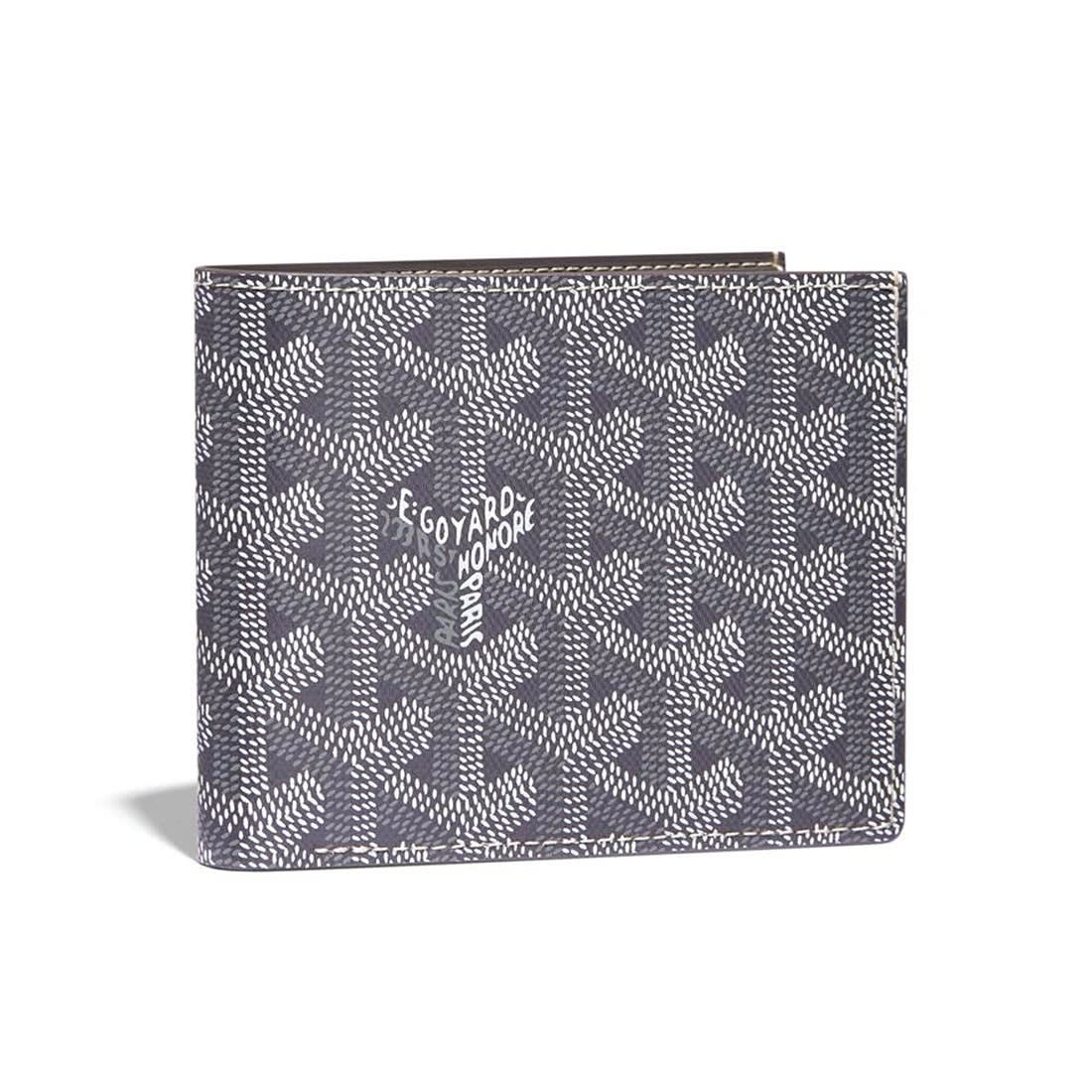 Goyard Grey Premium Compact Wallet-0