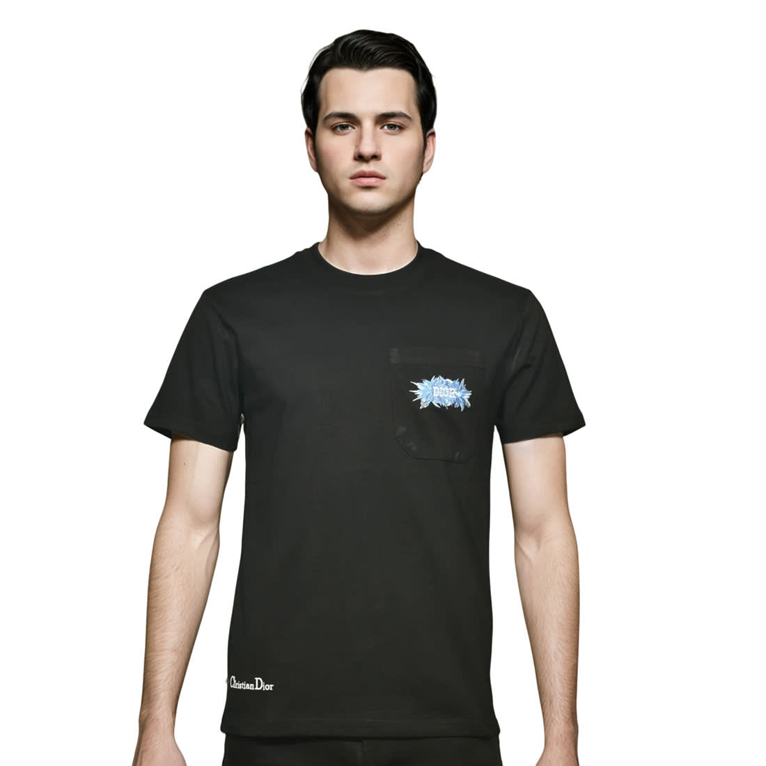 Dior Black Premium Quality T-Shirt-0