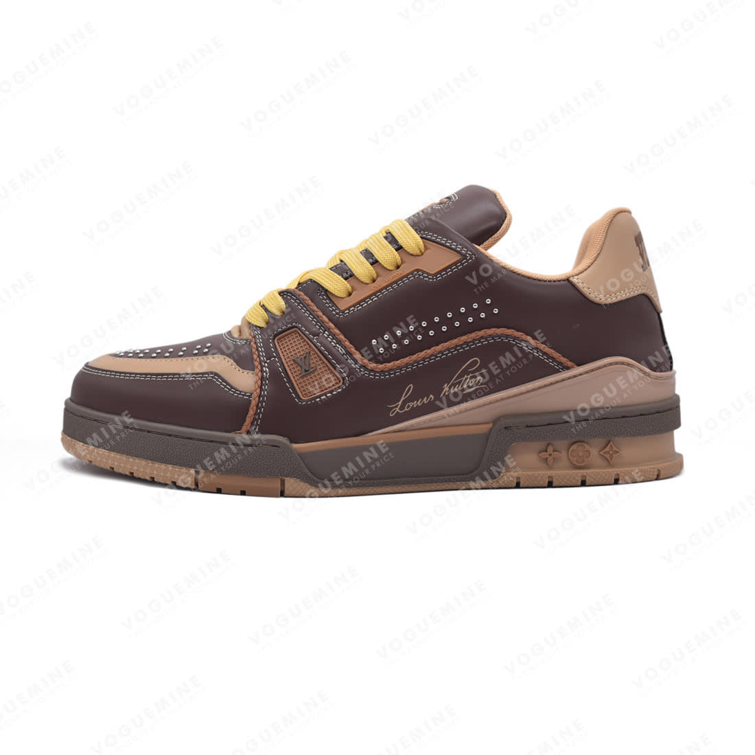 Louis Vuitton Brown Premium Quality Sneaker-0