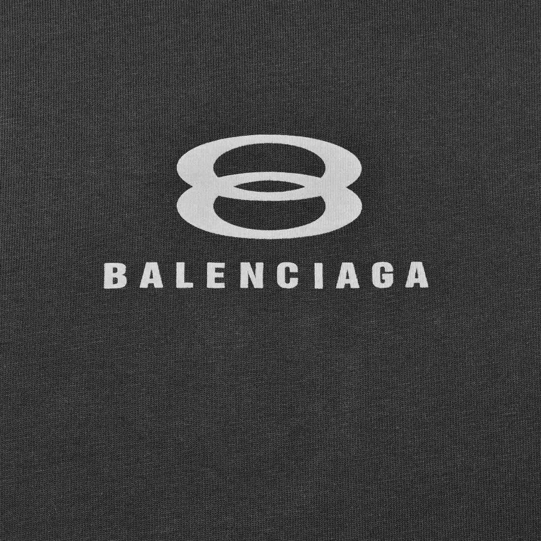 Balenciaga Black Premium Quality T-shirt-3
