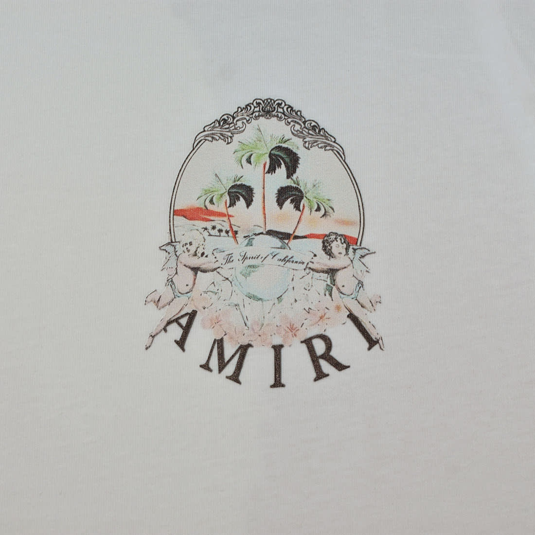 Amiri White Premium Quality T-shirt-3
