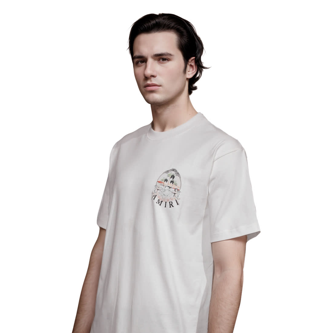 Amiri White Premium Quality T-shirt-2