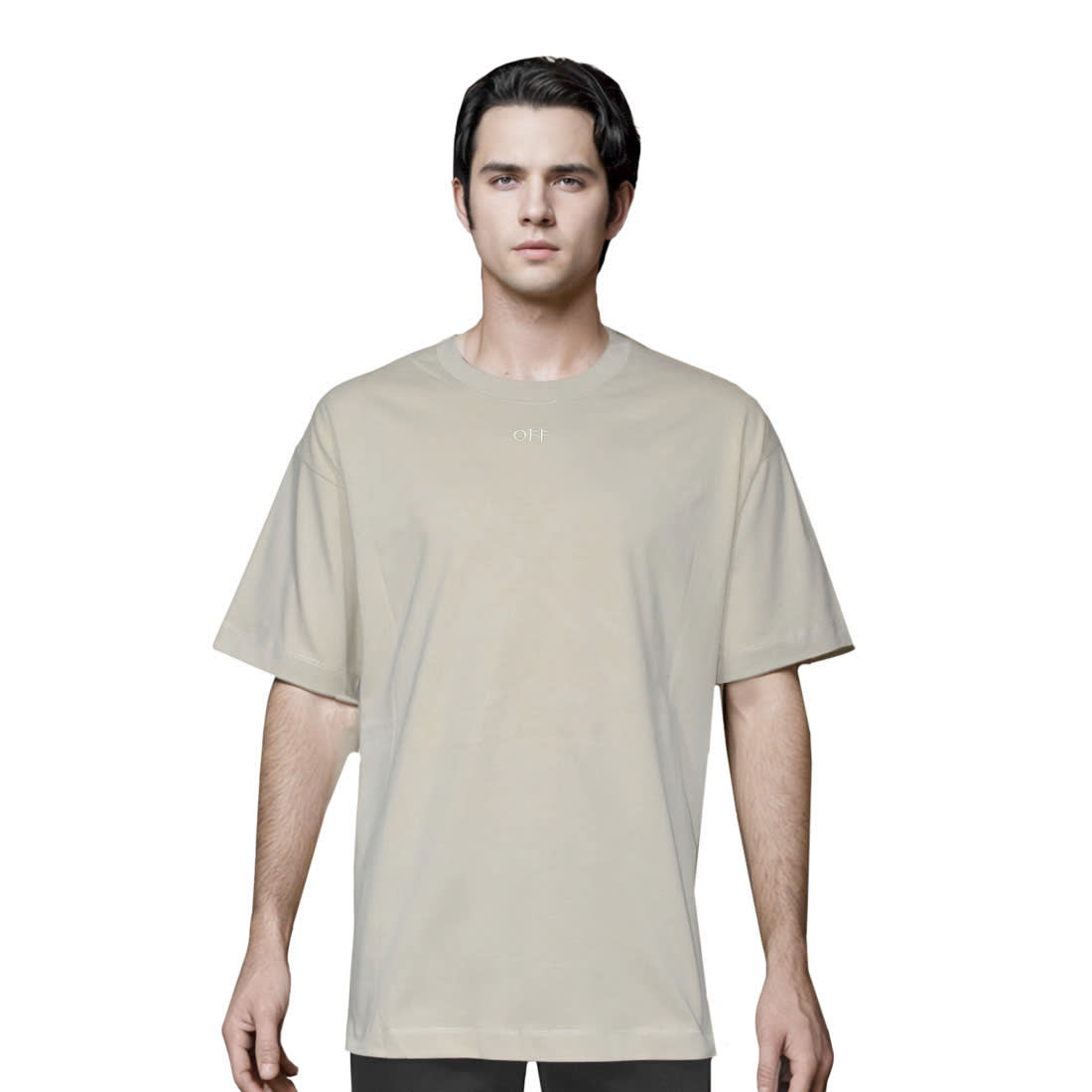 Off-White Cream Premium Quality T-shirt-0