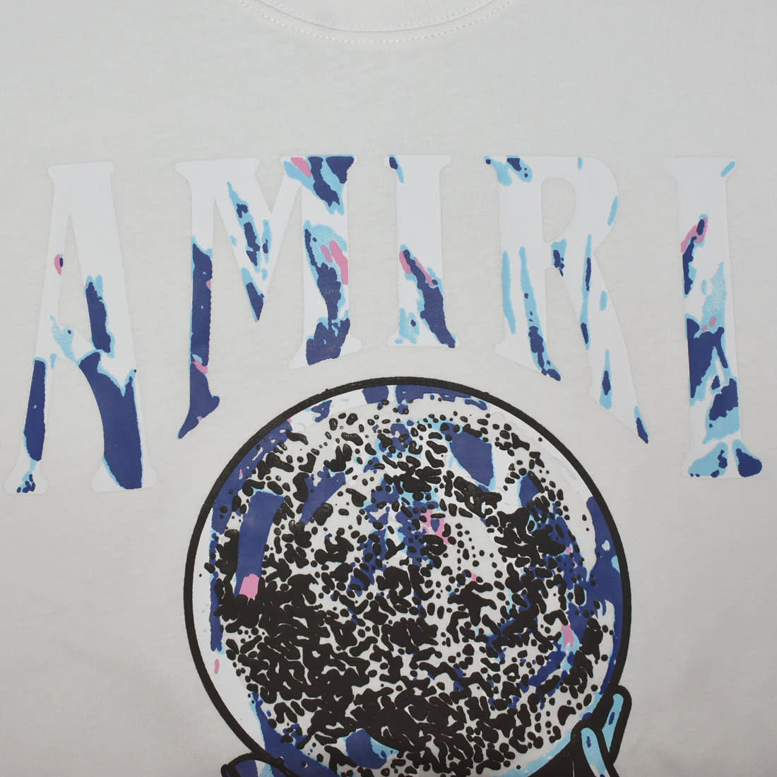 Amiri White Premium Quality T-shirt-3