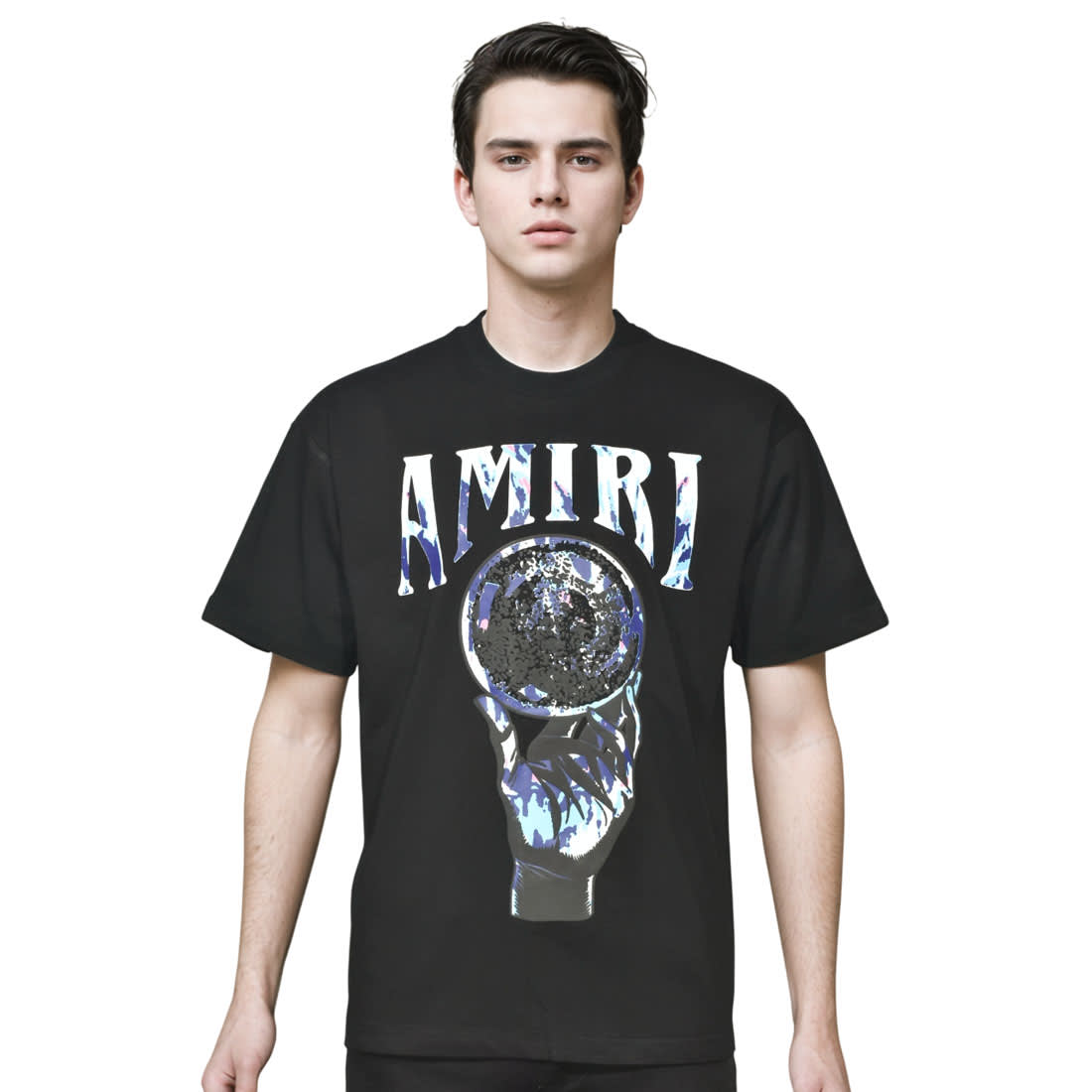 Amiri Black Premium Quality T-shirt-0