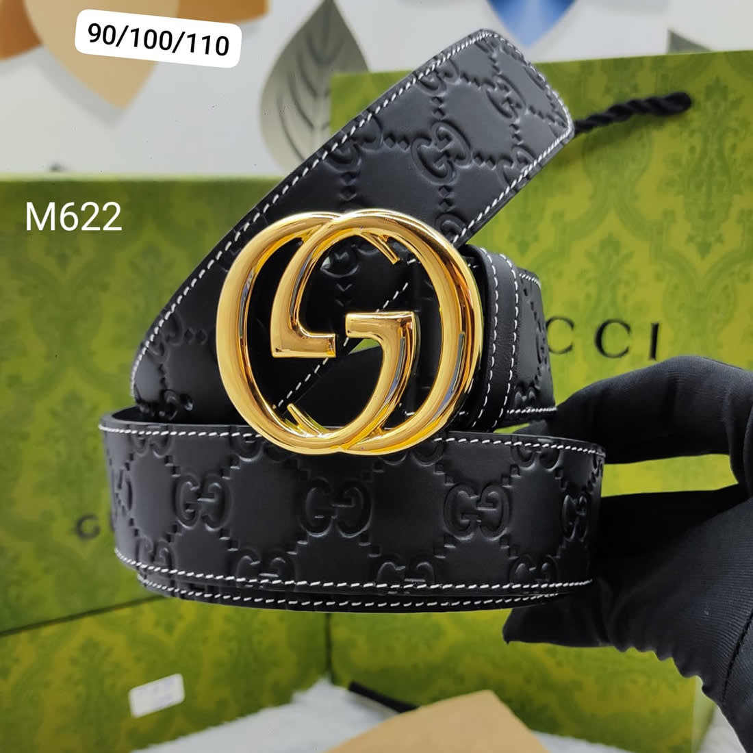 Gucci Golden Premium Quality Leather Belt-0