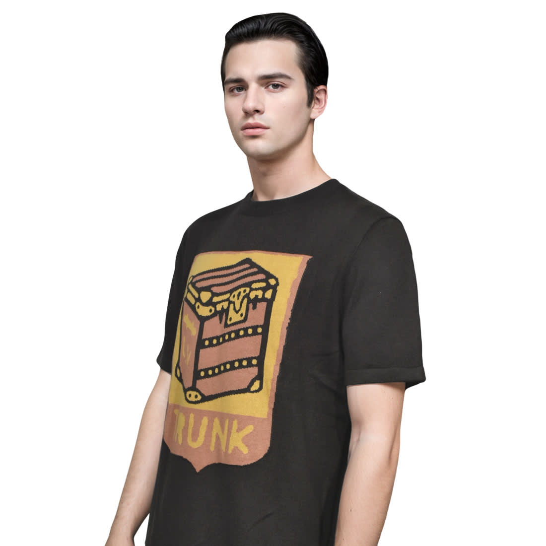 Louis Vuitton Brown Premium Quality T-shirt-2