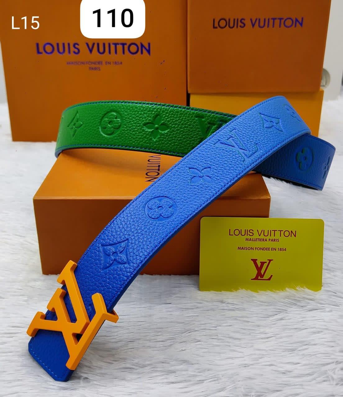 Louis Vuitton Golden Premium Quality Leather Belt-0