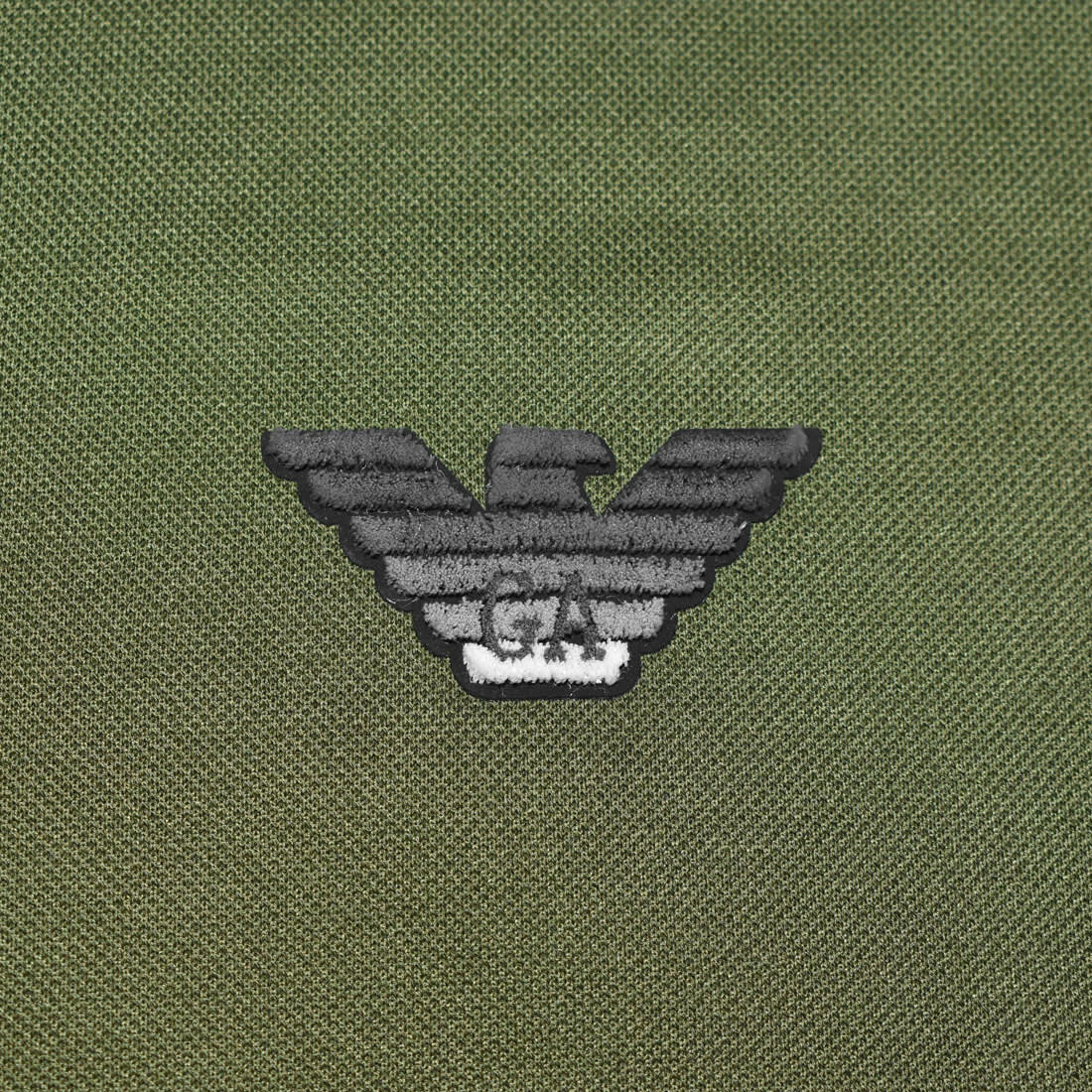 Giorgio Armani Embossed Logo Green Premium T-shirt-3