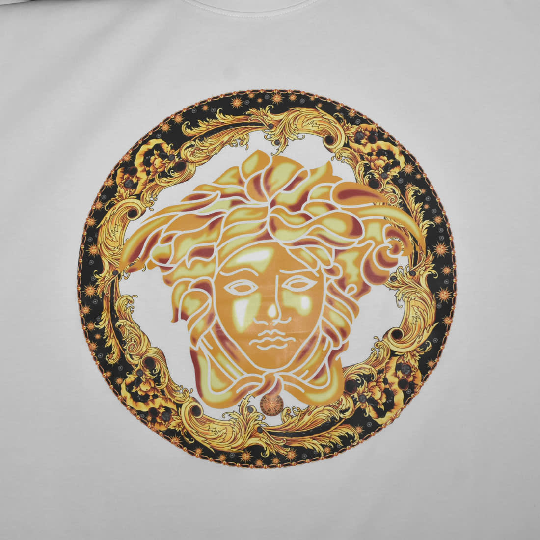 Versace White Premium Cotton T-shirt-3