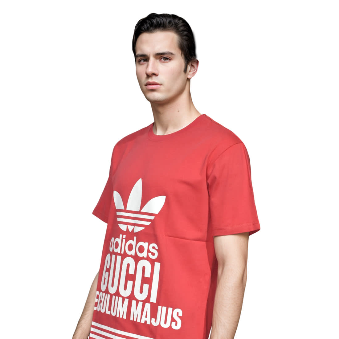 Gucci Red Premium Quality Tees-2