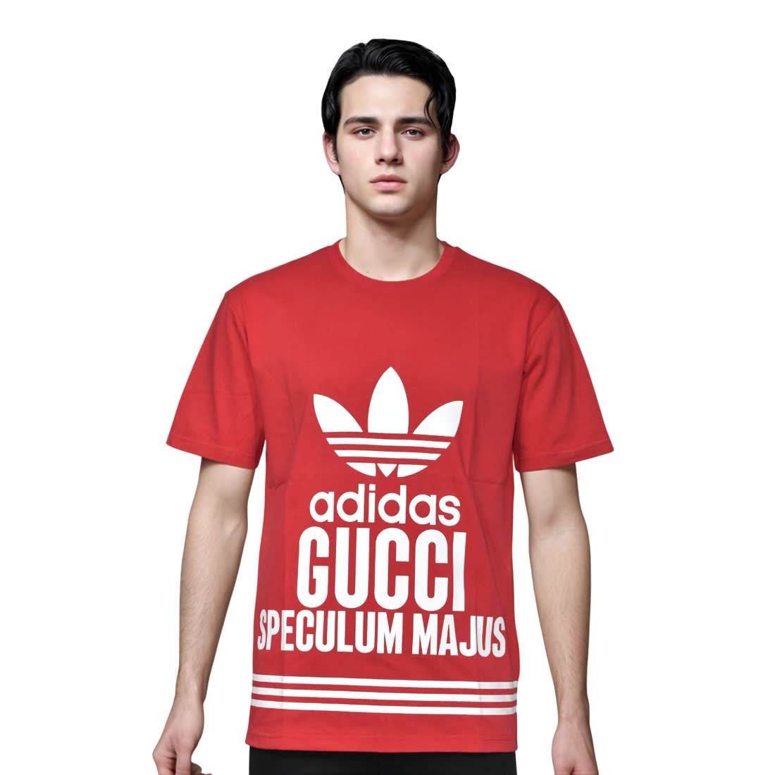 Gucci Red Premium Quality Tees-0