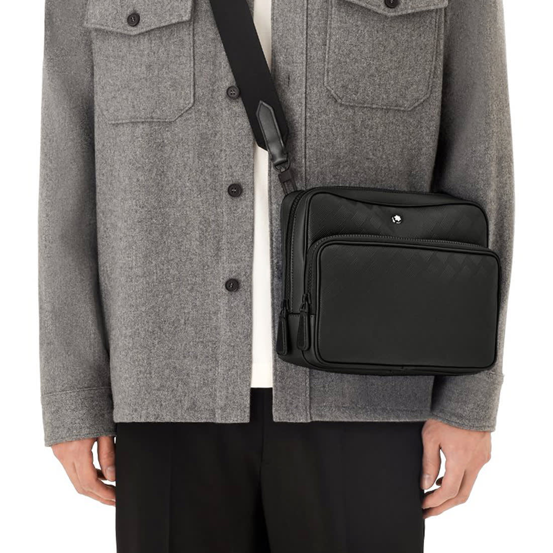 Montblanc Black Premium Mini Messenger Bag-3