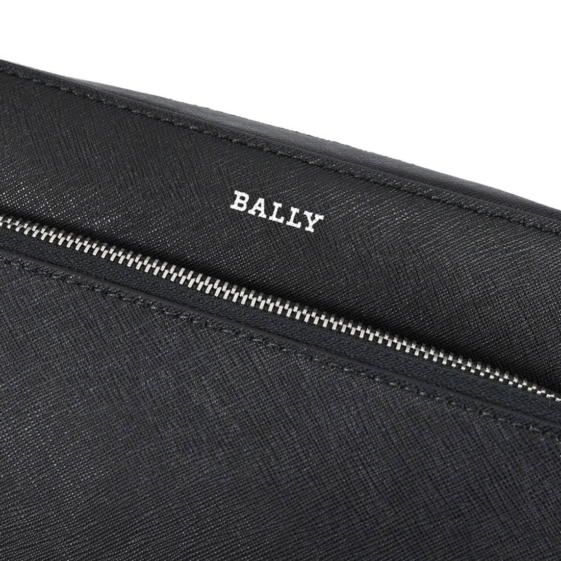 Bally Black Premium Front Pocket Cross Body Zipper Bag-3