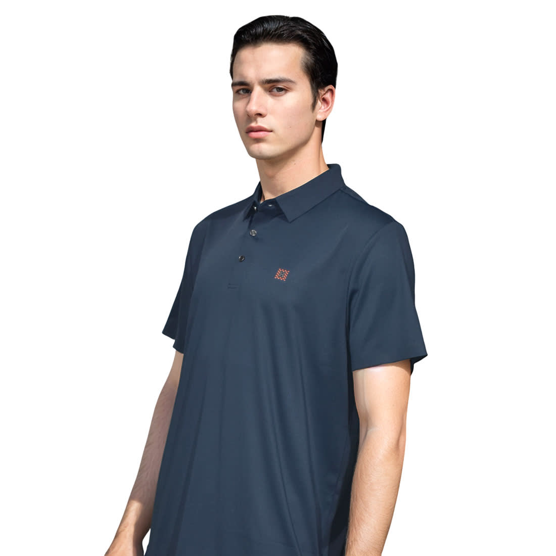 Hermes Paris Blue Premium Polo T-shirt-2