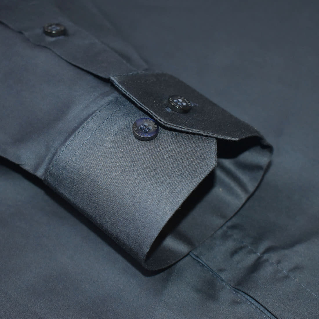 Giorgio Armani Navy Blue Premium Quality Shirt-5