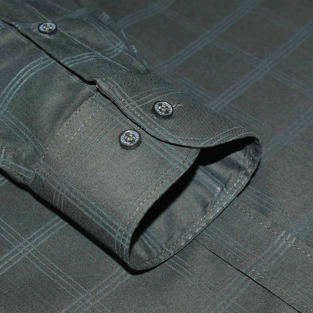 Burberry Dark Green Premium Quality Shirt-5