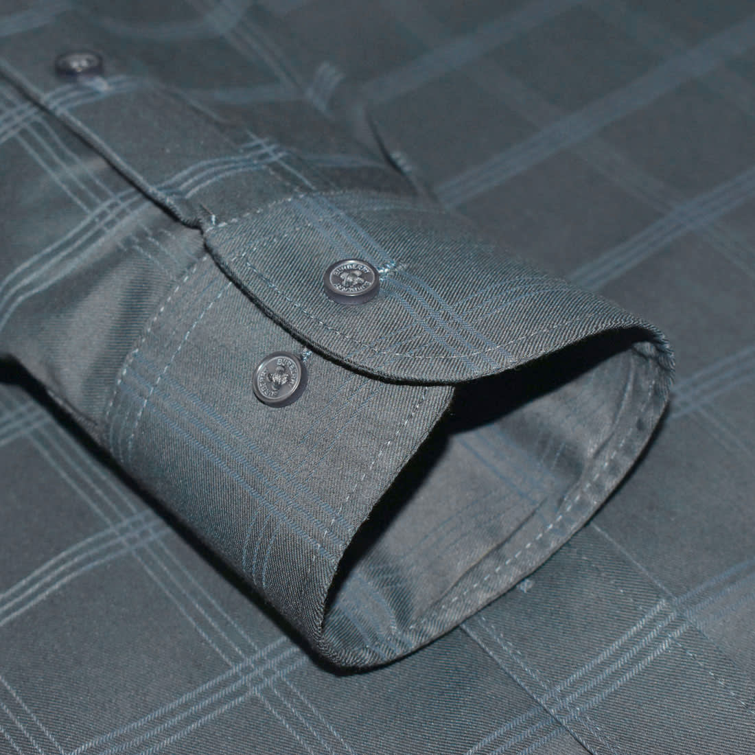 Burberry Light Navy Blue Premium Quality Shirt-5