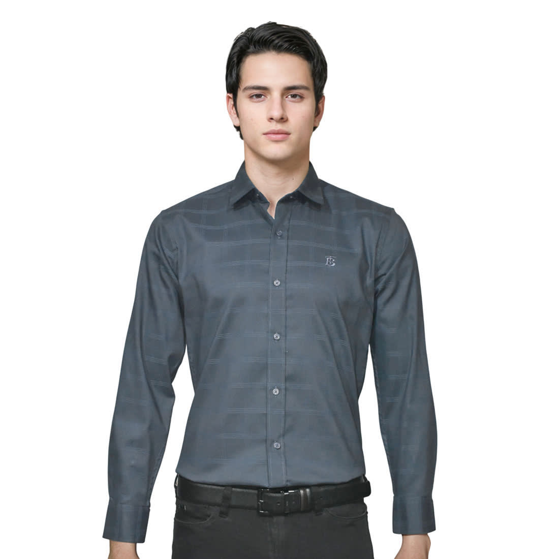 Burberry Light Navy Blue Premium Quality Shirt-0