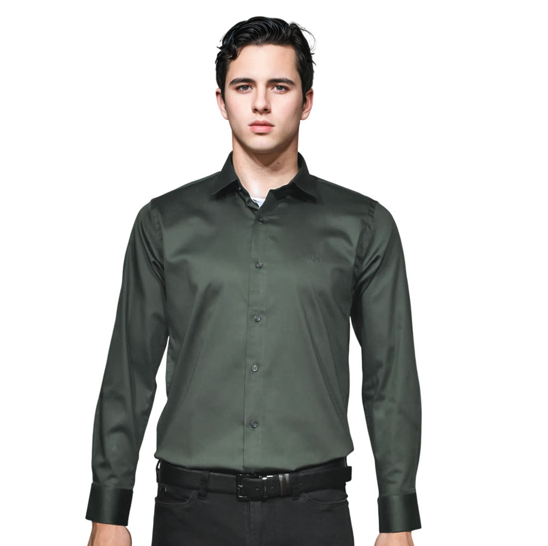 Armani Exchange Dark Green Premium Quality Shirt-0