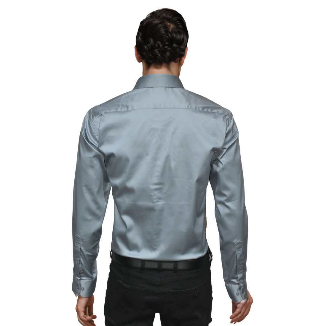 Armani Exchange Misty Blue Premium Quality Shirt-1