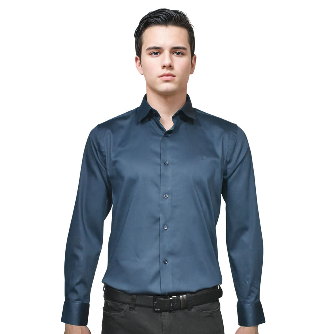Armani Exchange Navy Blue Premium Quality Shirt-0