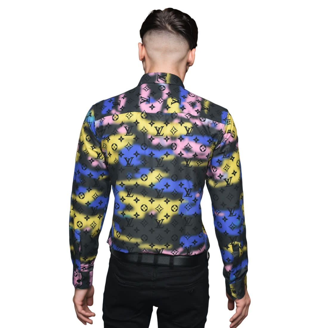 Louis Vuitton Multi Color Printed Premium Quality Shirt-1