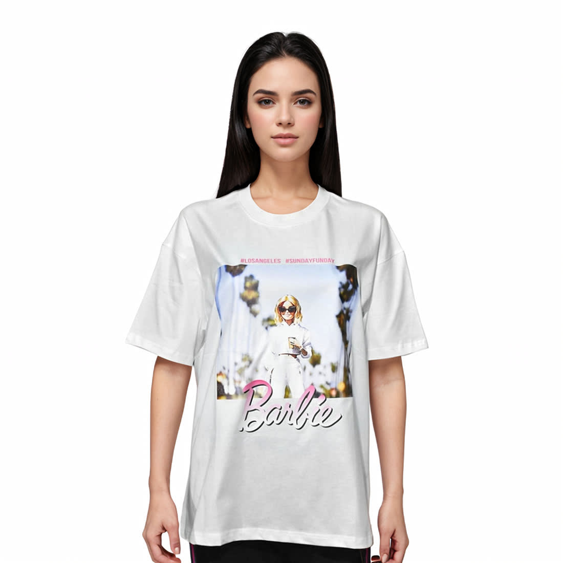 Zara White Premium Quality Women T-shirt-0