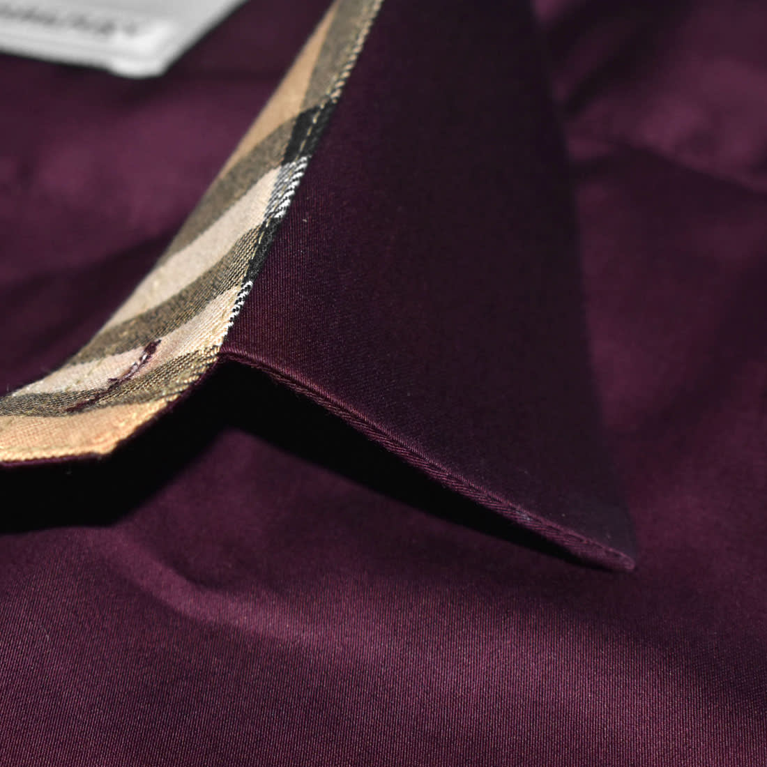 Burberry Wine Pocket Logo Print Premium Quality Shirt-4