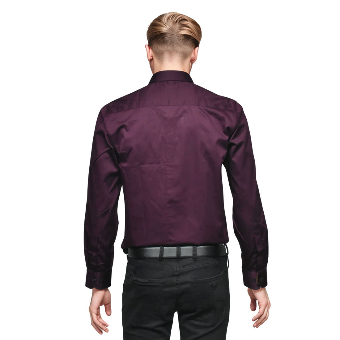 Burberry Wine Pocket Logo Print Premium Quality Shirt-1