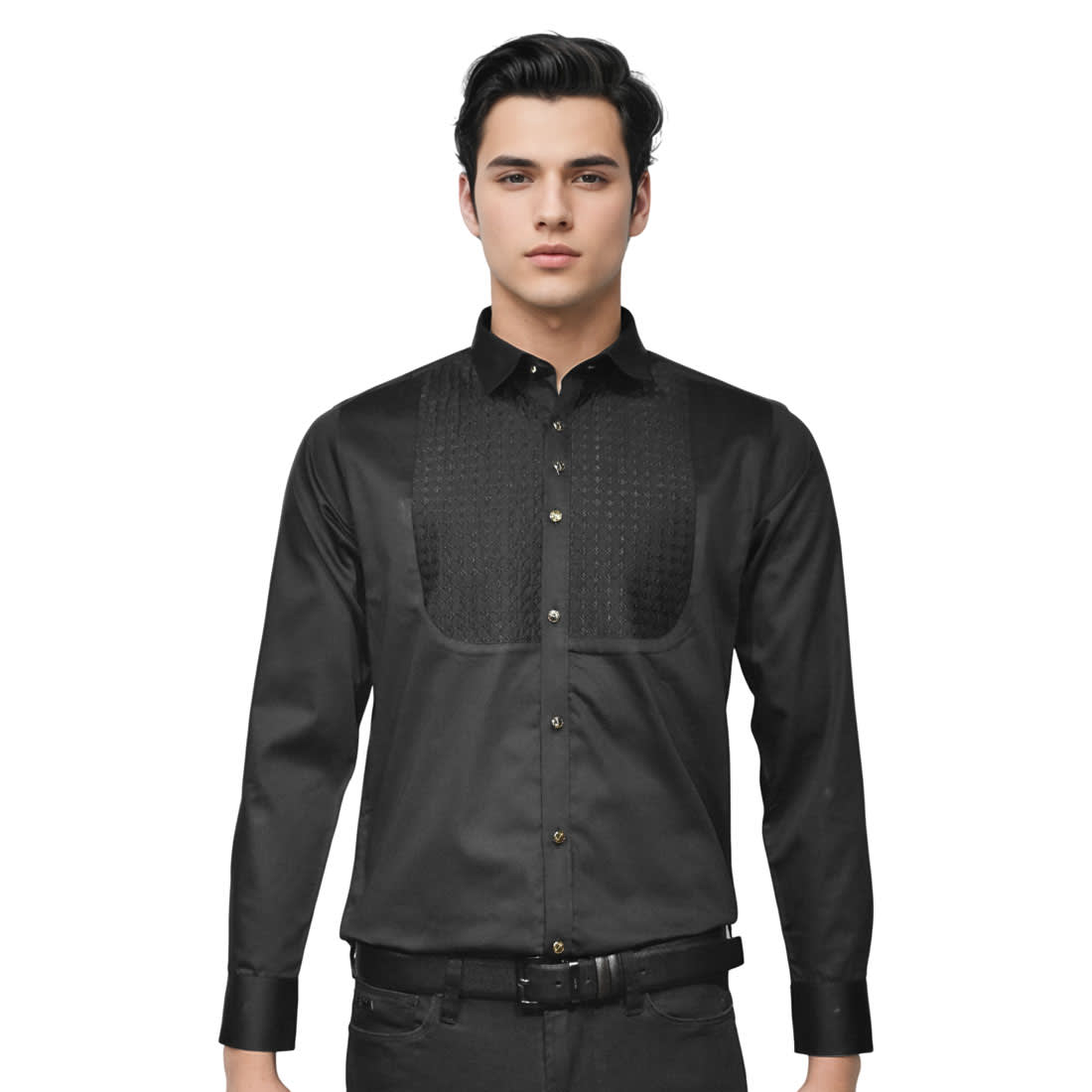 Versace Designer Black Premium Quality Shirt-0