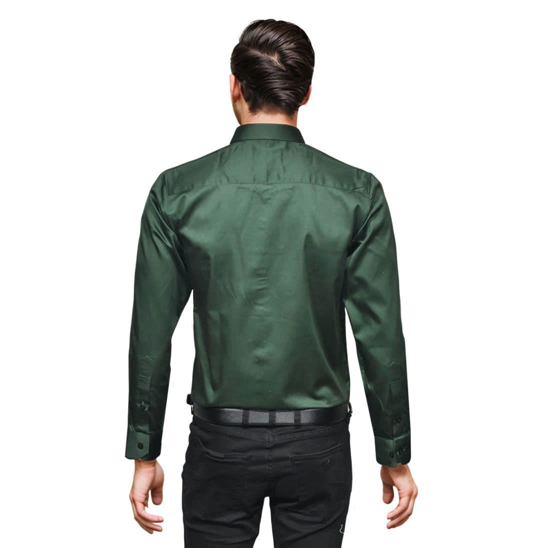 Giorgio Armani Dark Green Premium Quality Shirt-1