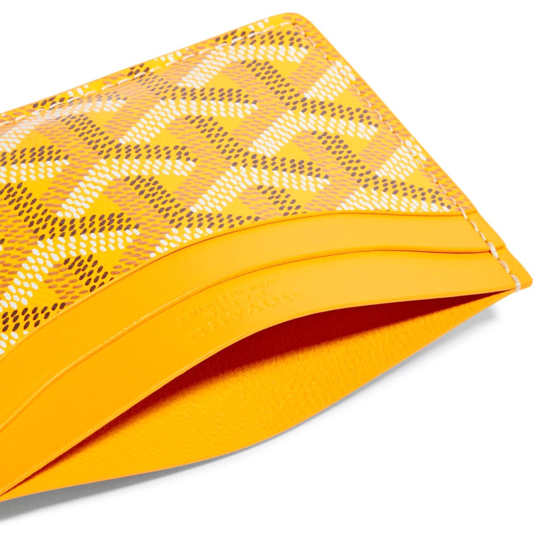 Goyard Yellow Premium Card Wallet-1