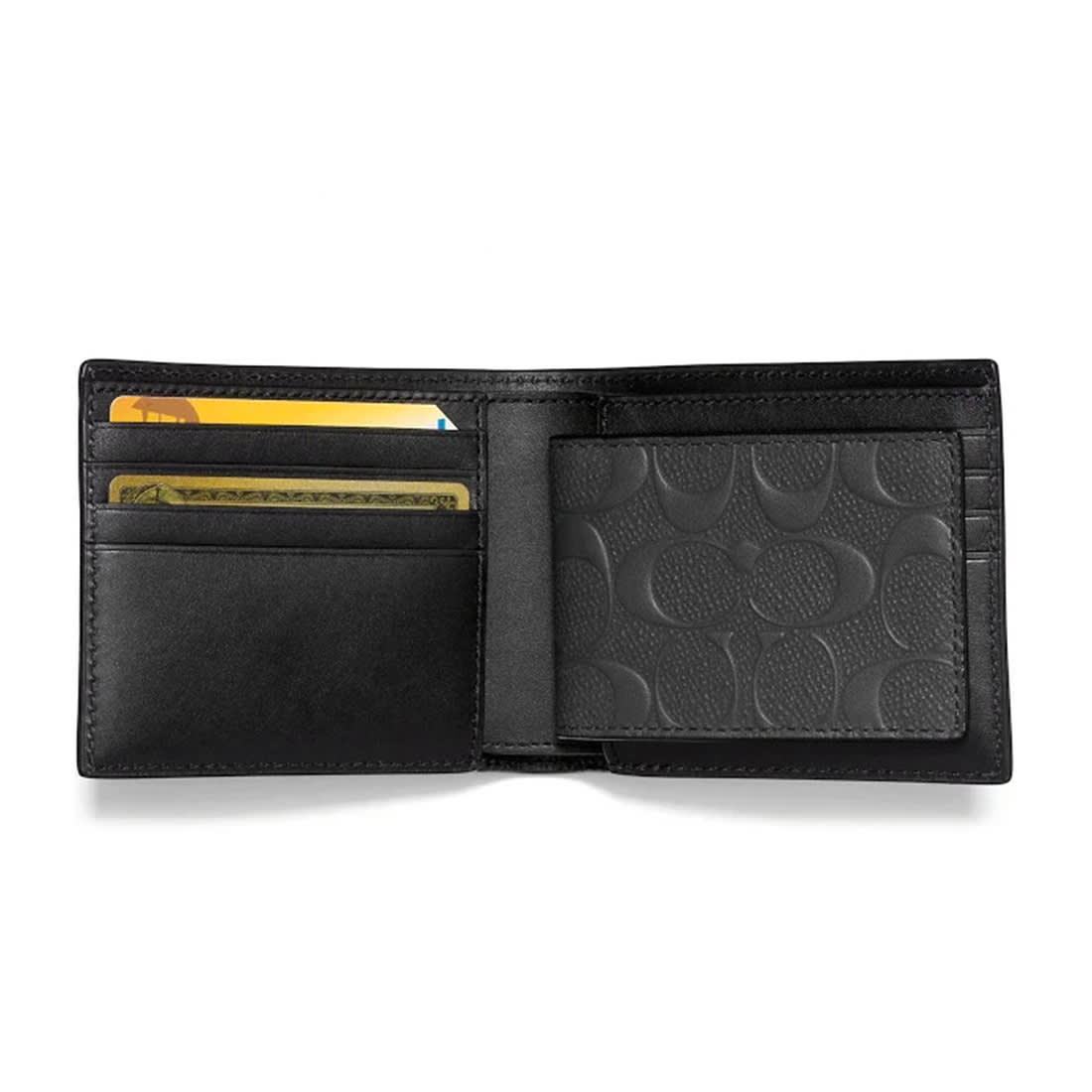 Coach Black Premium 3 In 1 Wallet-2