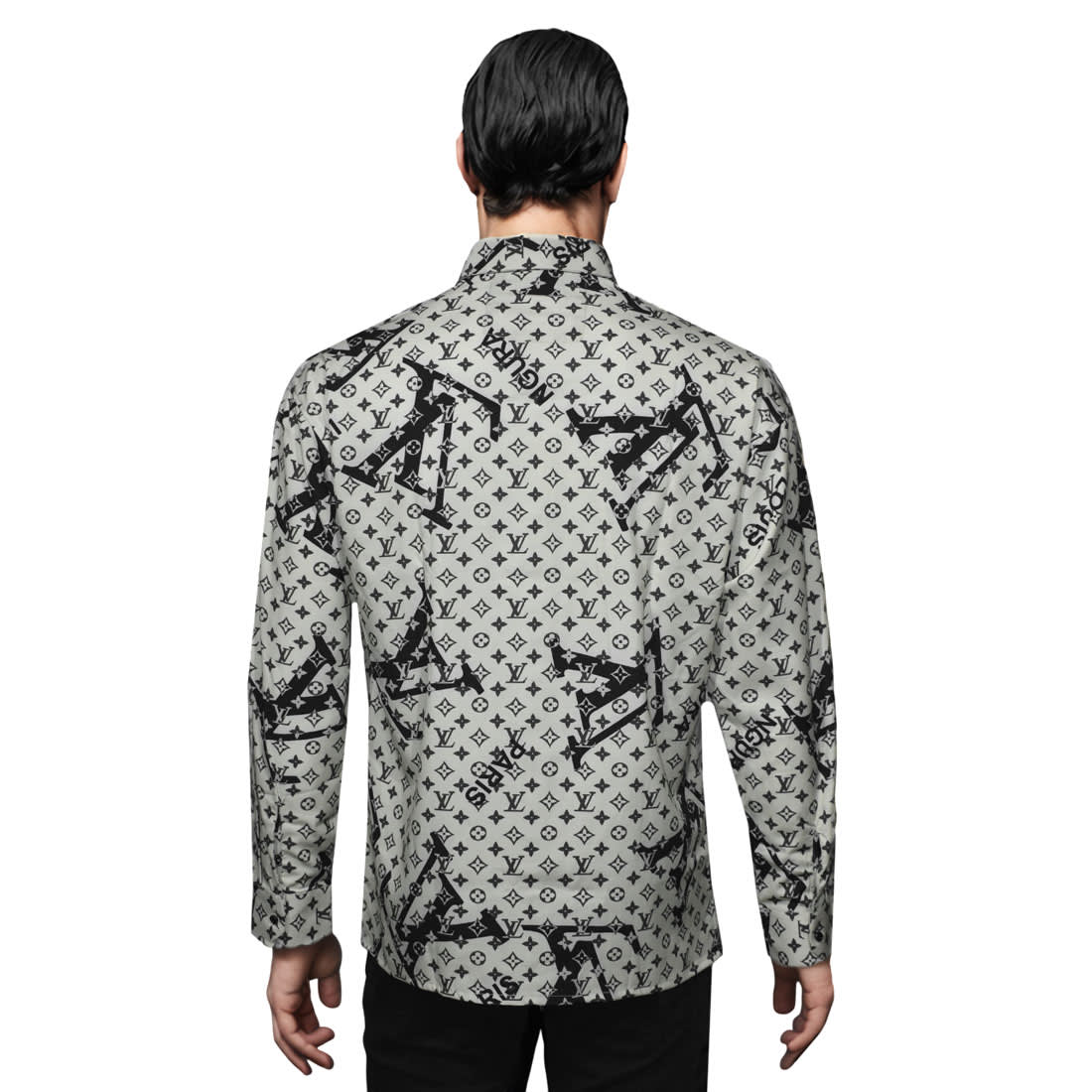 Louis Vuitton Cream Premium Quality Designer Shirt-1