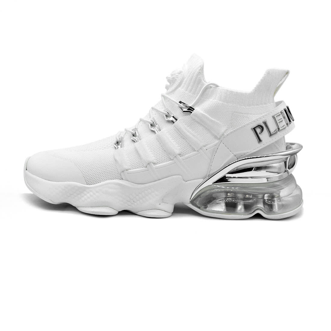 Philip Plein Sports White Premium Low-Top Sneaker-0