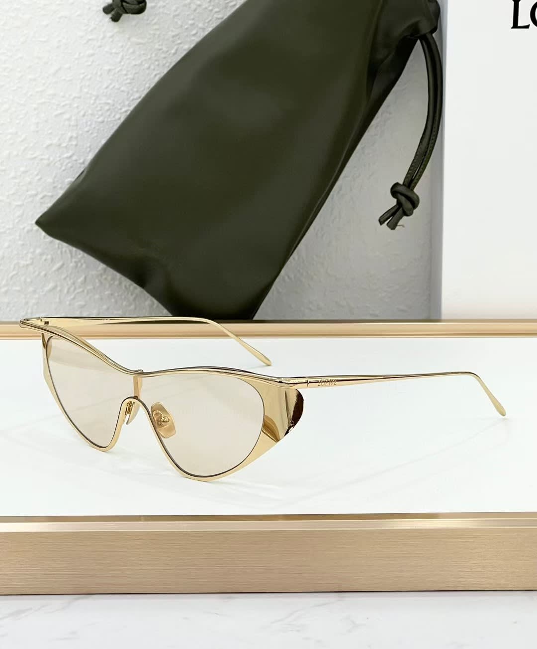 Loewe Light Brown Luxury Sunglasses-0