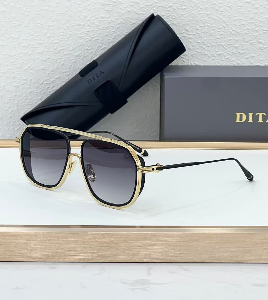 Dita Silver & Blue Premium Quality Sunglasses-0