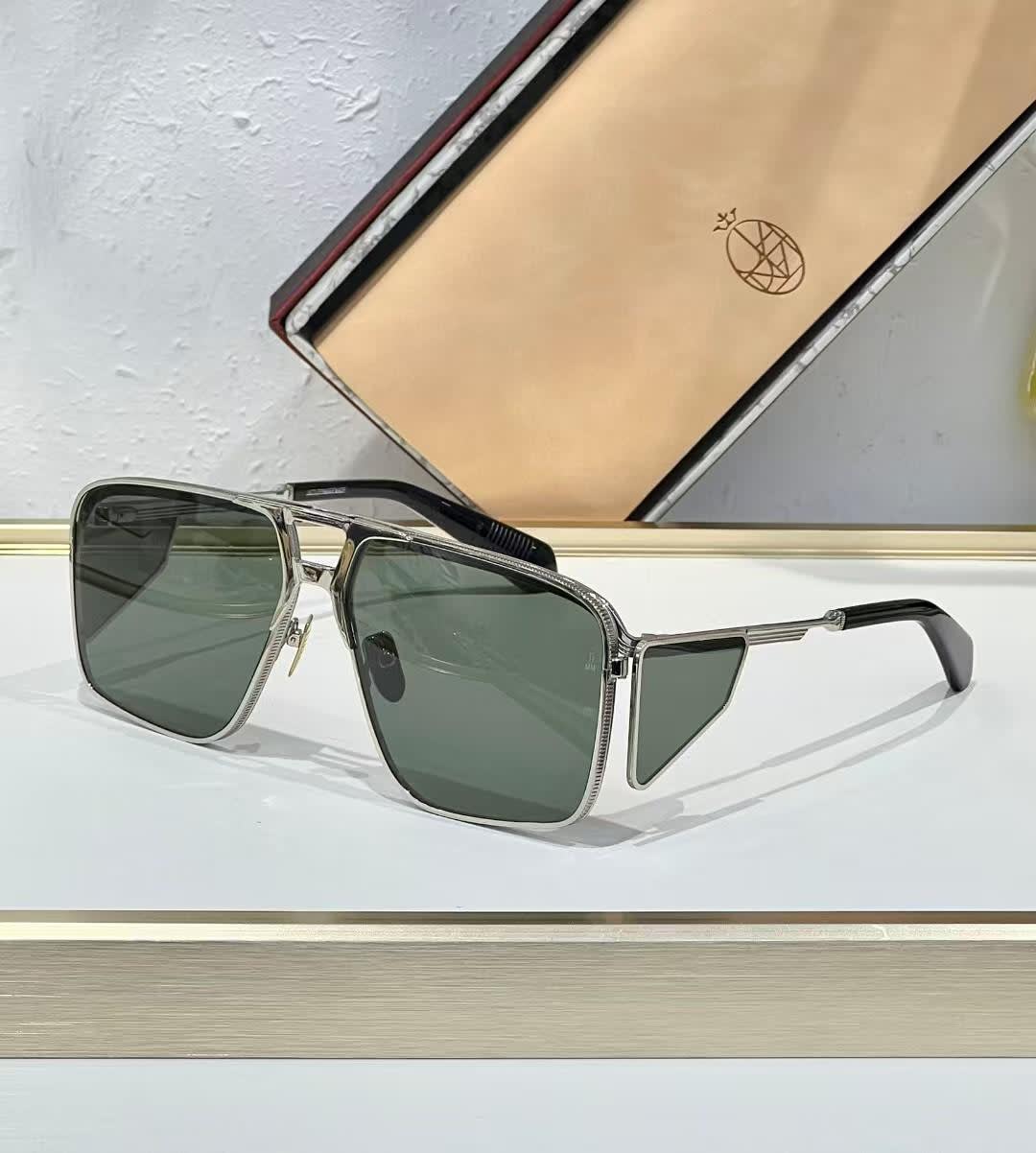 Jacques Marie Mage Green Luxury Sunglasses-0