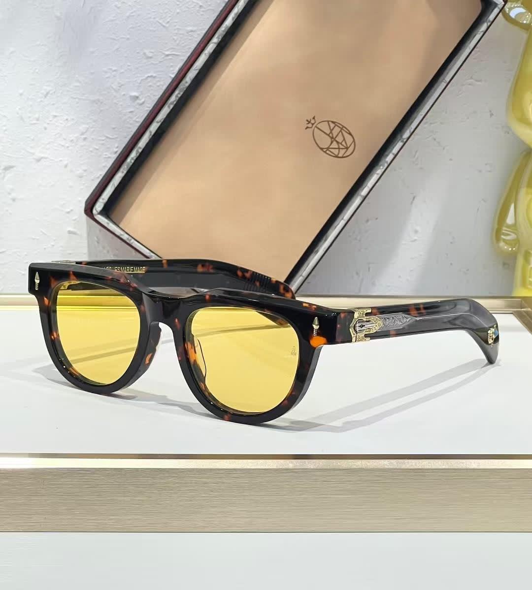 Jacques Marie Mage Brown Luxury Sunglasses-0