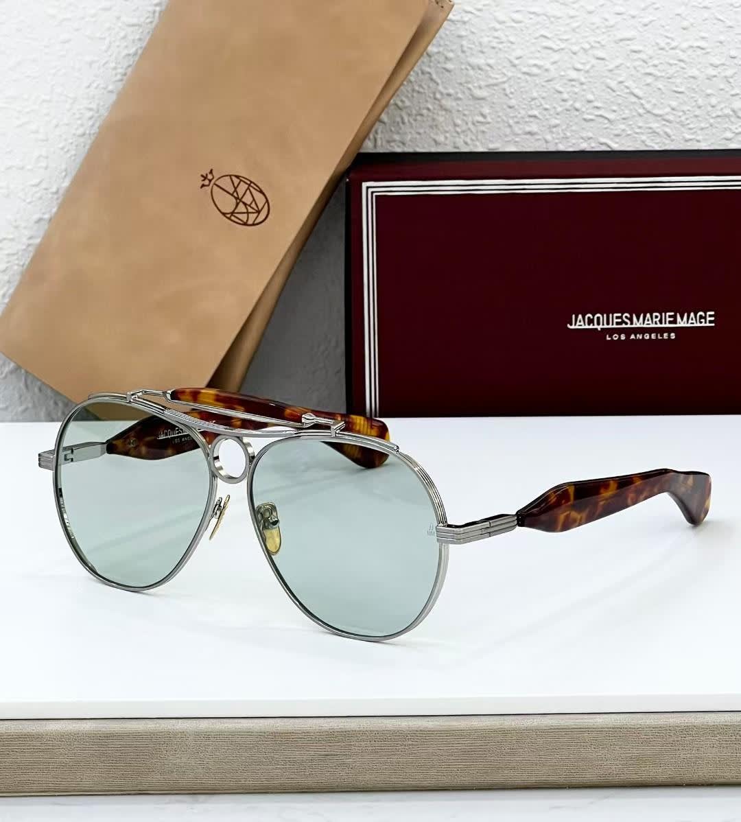 Jacques Marie Mage Blue Luxury Sunglasses-0