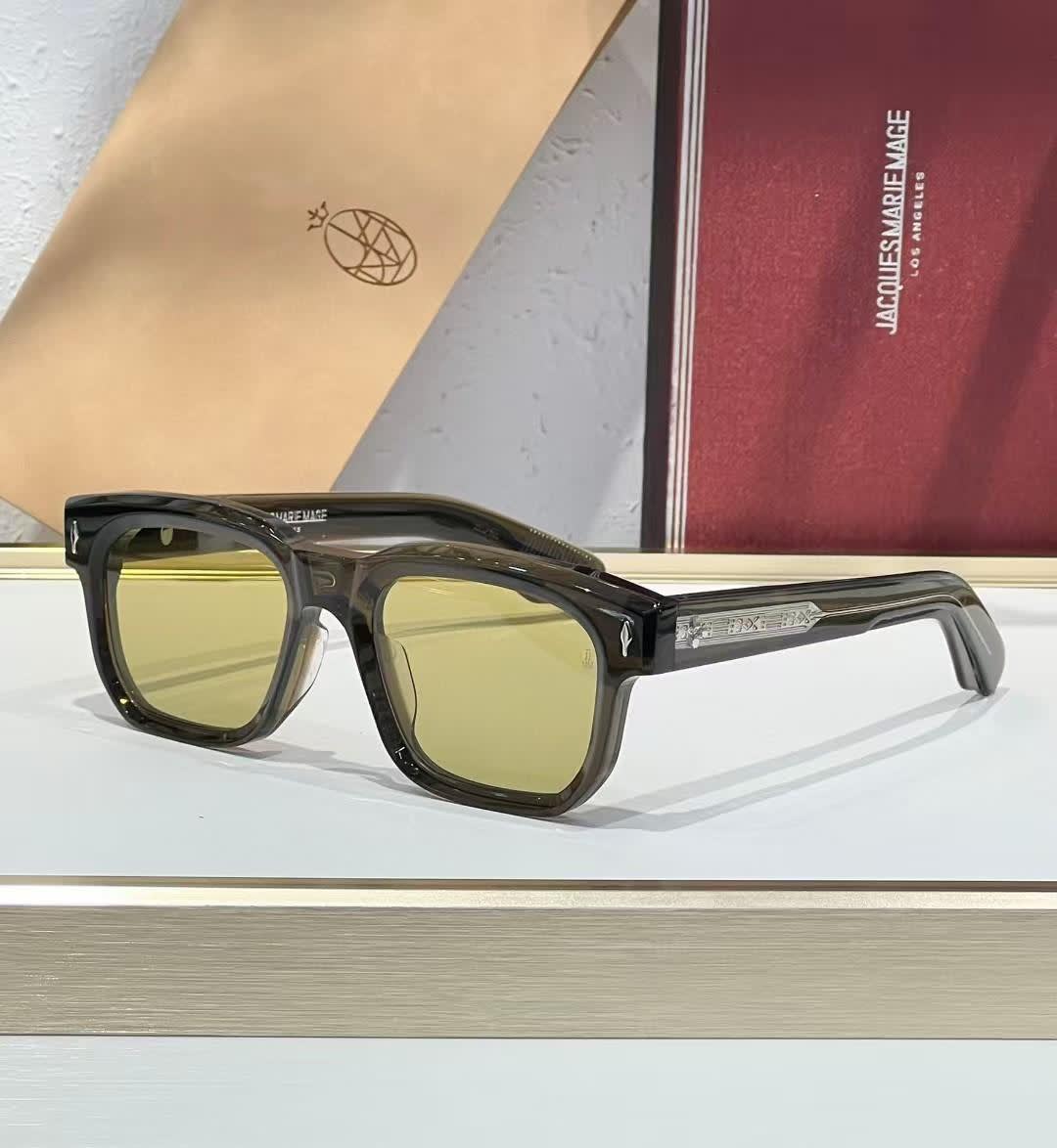 Jacques Marie Mage Brown Luxury Sunglasses-0